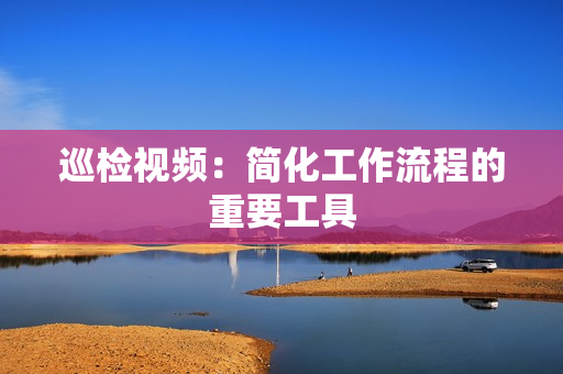 巡檢視頻：簡化工作流程的重要工具
