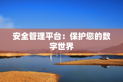 安全管理平臺：保護您的數字世界