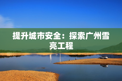 提升城市安全：探索廣州雪亮工程