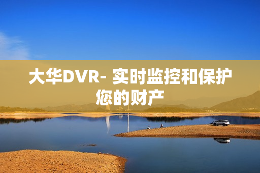 大華DVR- 實時監控和保護您的財產