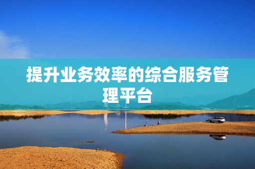 提升業(yè)務(wù)效率的綜合服務(wù)管理平臺(tái)