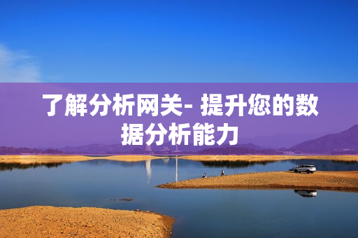 了解分析網關- 提升您的數據分析能力