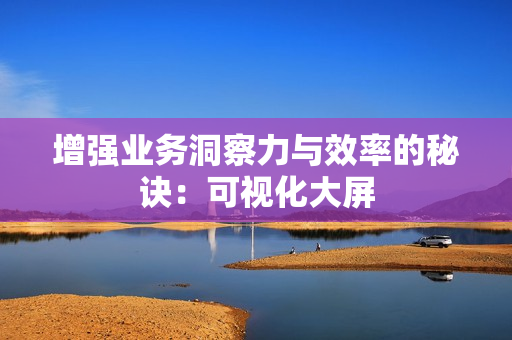 增強業務洞察力與效率的秘訣：可視化大屏