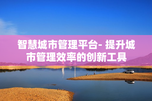 智慧城市管理平臺- 提升城市管理效率的創新工具