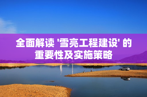 全面解讀 '雪亮工程建設' 的重要性及實施策略
