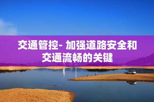 交通管控- 加強道路安全和交通流暢的關鍵