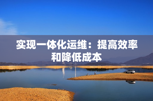 實現(xiàn)一體化運維：提高效率和降低成本