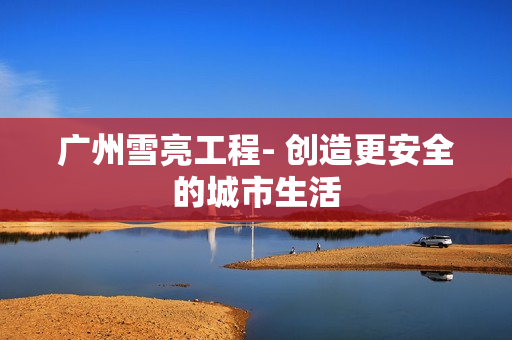 廣州雪亮工程- 創造更安全的城市生活